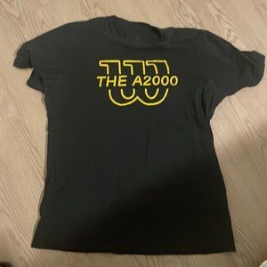 Wilson A2000 short sleeve tee. XL. Black.
